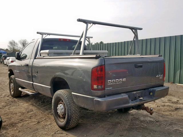 3D7KU26D83G718677 - 2003 DODGE RAM 2500 S ნაცრისფერი ფოტო 3