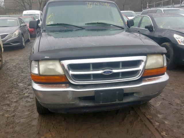 1FTYR10V5XUB07588 - 1999 FORD RANGER BLACK photo 9