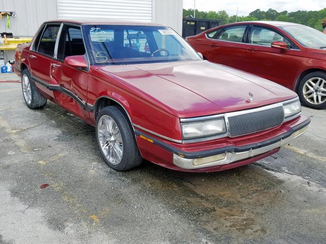 1G4HR54C0LH437685 - 1990 BUICK LESABRE LI RED photo 1