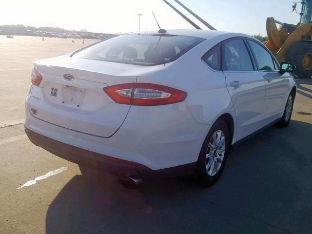 3FA6P0G75FR252849 - 2015 FORD FUSION S WHITE photo 4