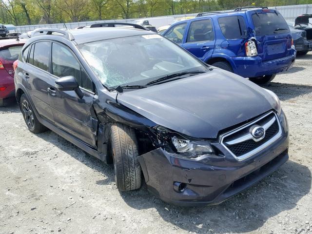 JF2GPAMC8FH277091 - 2015 SUBARU XV CROSSTR BLUE photo 1