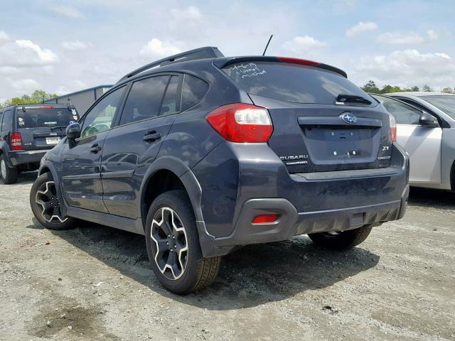 JF2GPAMC8FH277091 - 2015 SUBARU XV CROSSTR BLUE photo 3