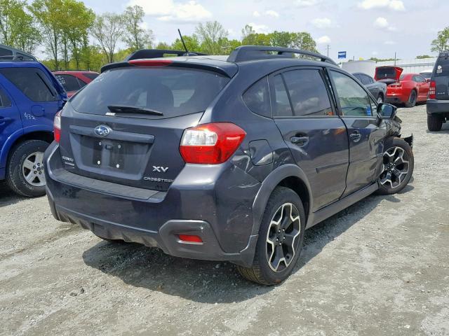 JF2GPAMC8FH277091 - 2015 SUBARU XV CROSSTR BLUE photo 4