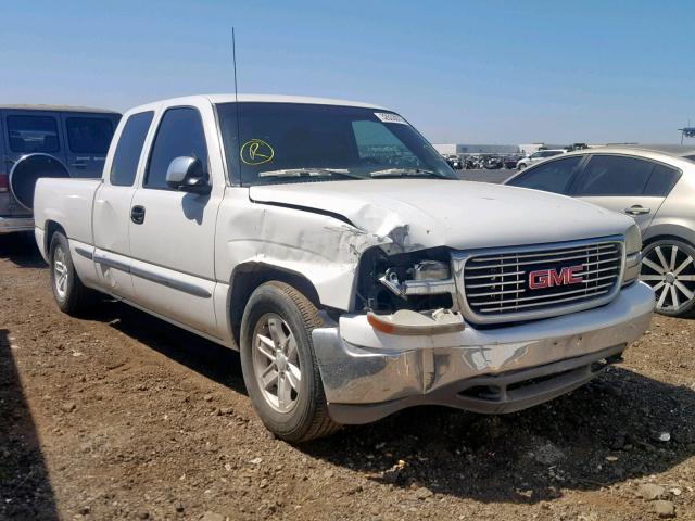 2GTEC19V411170868 - 2001 GMC NEW SIERRA WHITE photo 1