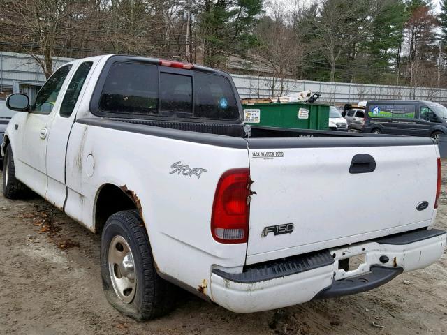 1FTRX17243NB36395 - 2003 FORD F150 WHITE photo 3