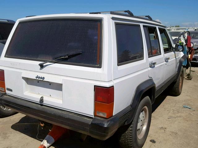 1J4FJ58S8NL237040 - 1992 JEEP CHEROKEE L WHITE photo 4