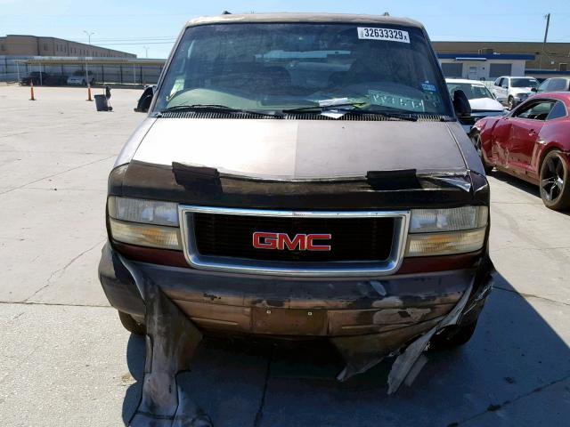 1GKDM19W8VB527786 - 1997 GMC SAFARI XT MAROON photo 7