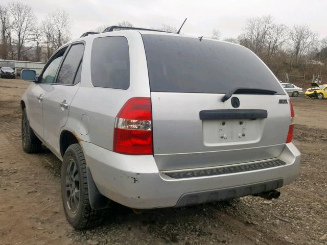 2HNYD18803H555158 - 2003 ACURA MDX TOURIN SILVER photo 3