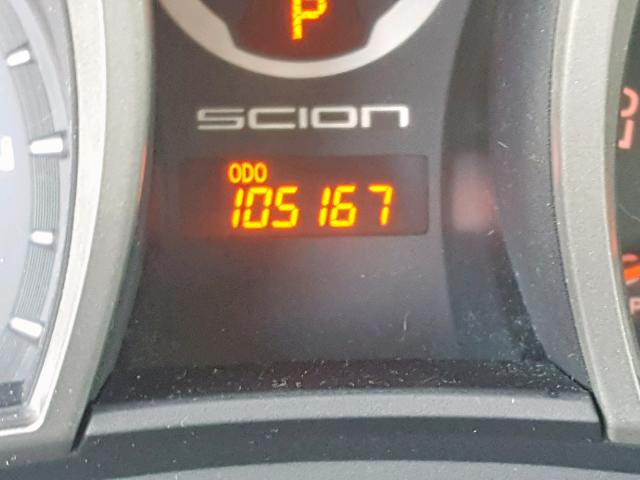 JTKJF5C70B3004844 - 2011 TOYOTA SCION TC WHITE photo 8