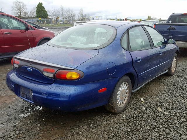 1FALP52U6VG244486 - 1997 FORD TAURUS GL BLUE photo 4