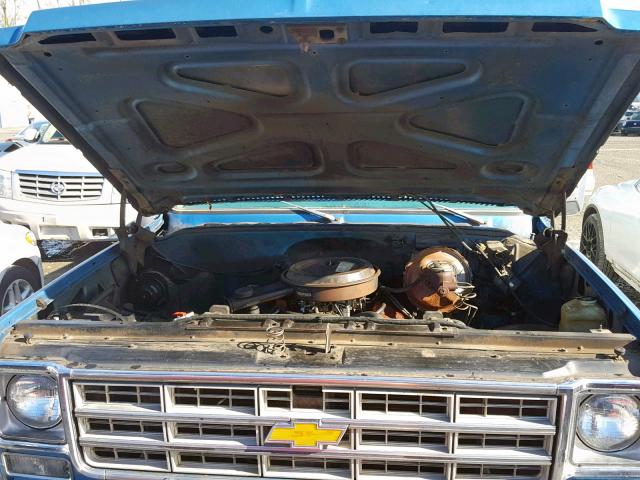 CCS267F121444 - 1977 CHEVROLET SUBURBAN BLUE photo 7