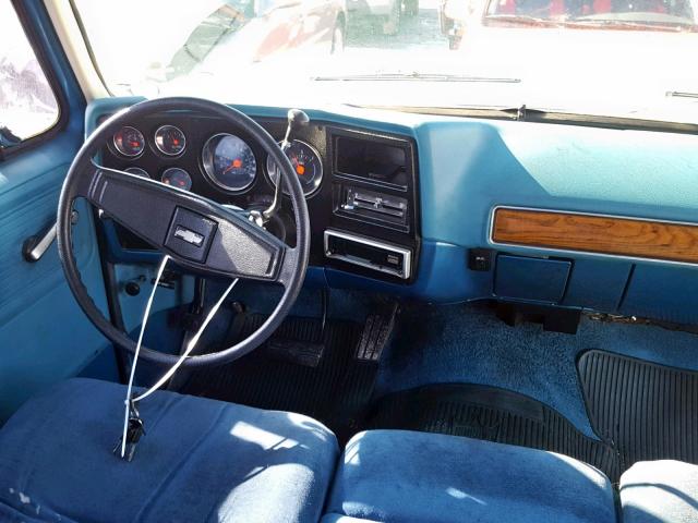 CCS267F121444 - 1977 CHEVROLET SUBURBAN BLUE photo 9