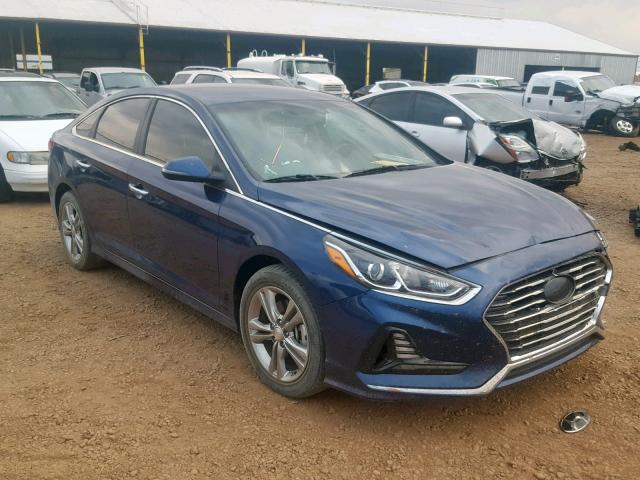 5NPE34AFXJH637909 - 2018 HYUNDAI SONATA SPO BLUE photo 1