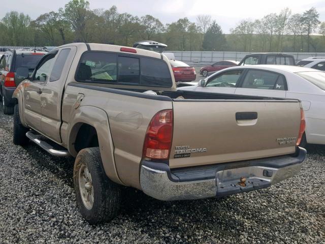 5TETU62N15Z078436 - 2005 TOYOTA TACOMA PRE GOLD photo 3