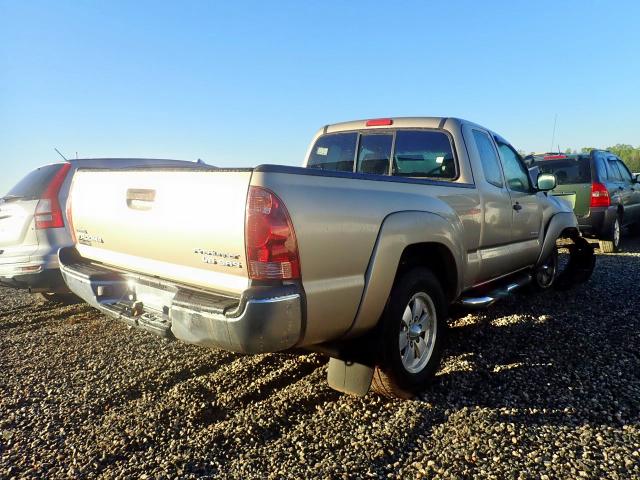 5TETU62N15Z078436 - 2005 TOYOTA TACOMA PRE GOLD photo 4