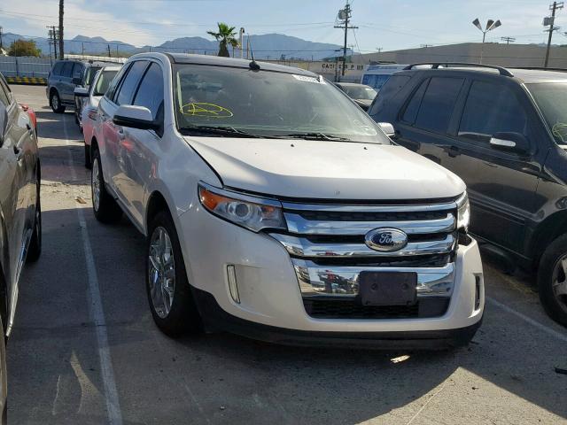 2FMDK3KC7DBB54399 - 2013 FORD EDGE LIMIT WHITE photo 1