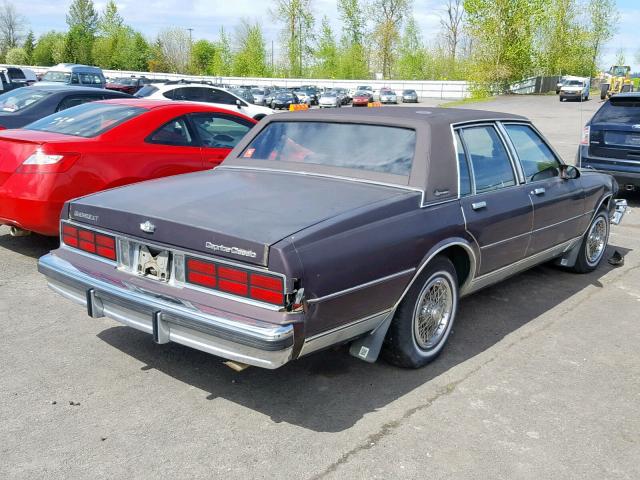 1G1BU51H5JR143921 - 1988 CHEVROLET CAPRICE CL MAROON photo 4