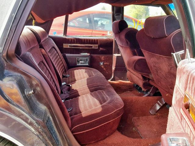 1G1BU51H5JR143921 - 1988 CHEVROLET CAPRICE CL MAROON photo 6