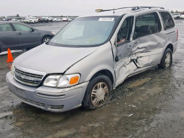 1GNDX13E81D262182 - 2001 CHEVROLET VENTURE LU GRAY photo 2