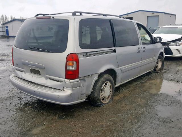 1GNDX13E81D262182 - 2001 CHEVROLET VENTURE LU GRAY photo 4