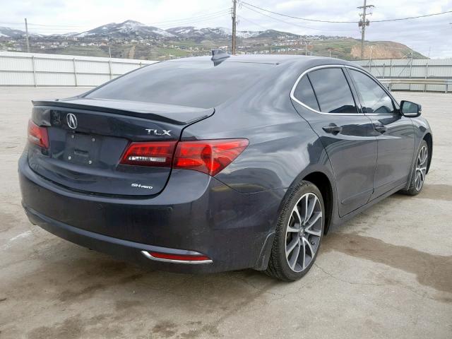 19UUB3F71FA009716 - 2015 ACURA TLX ADVANC GRAY photo 4