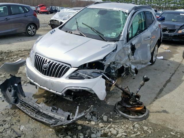 KL4CJESB0GB682179 - 2016 BUICK ENCORE SILVER photo 2