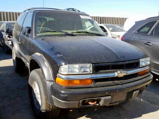 1GNCT18X65K105396 - 2005 CHEVROLET BLAZER BLACK photo 1