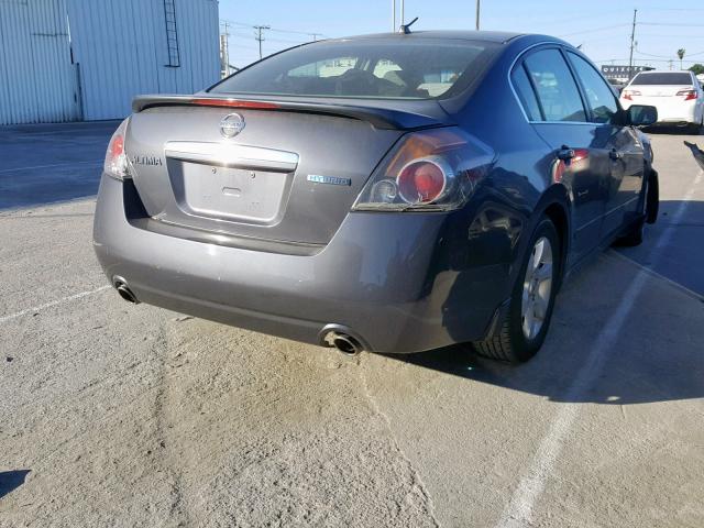 1N4CL21E89C191551 - 2009 NISSAN ALTIMA HYB GRAY photo 4