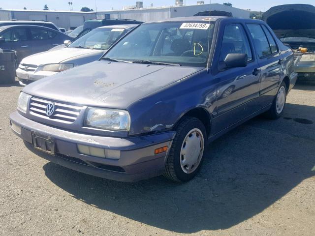 3VWRA81H8TM069203 - 1996 VOLKSWAGEN JETTA GL PURPLE photo 2