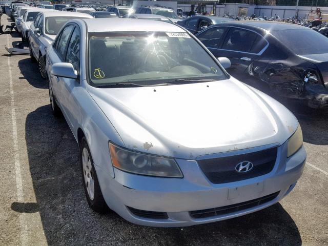 5NPET46C86H140542 - 2006 HYUNDAI SONATA GL BLUE photo 1