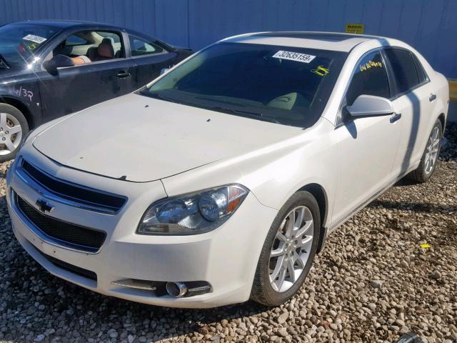 1G1ZE5E7XBF145437 - 2011 CHEVROLET MALIBU LTZ WHITE photo 2