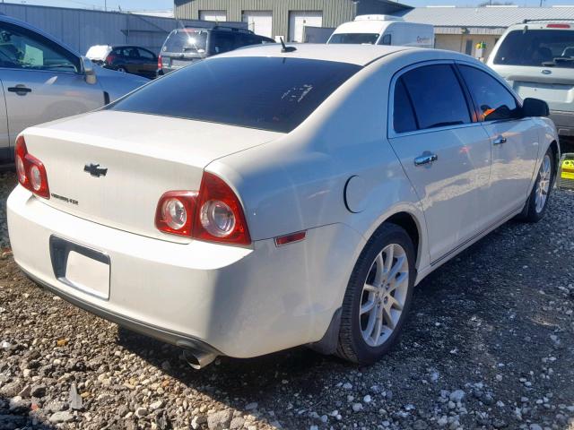 1G1ZE5E7XBF145437 - 2011 CHEVROLET MALIBU LTZ WHITE photo 4