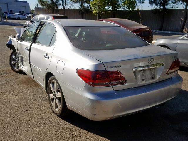 JTHBA30G455131915 - 2005 LEXUS ES 330 SILVER photo 3