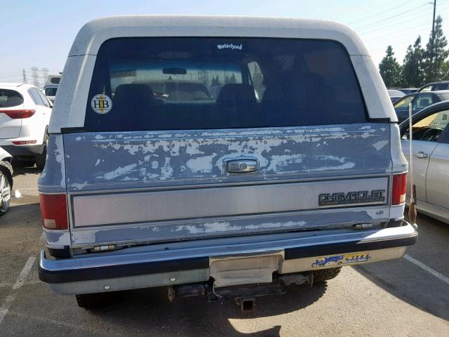 1GNEV18K7LF144740 - 1990 CHEVROLET BLAZER WHITE photo 10