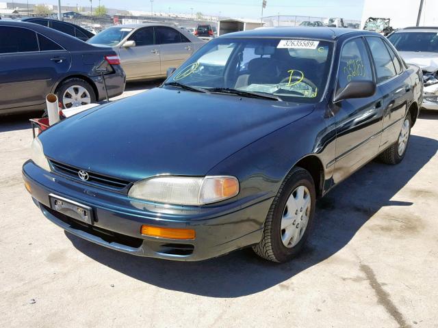 JT2BG12K7T0345726 - 1996 TOYOTA CAMRY DX GREEN photo 2