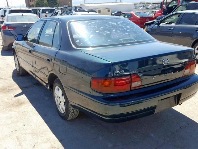 JT2BG12K7T0345726 - 1996 TOYOTA CAMRY DX GREEN photo 3