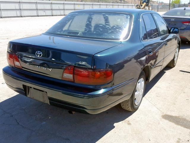 JT2BG12K7T0345726 - 1996 TOYOTA CAMRY DX GREEN photo 4