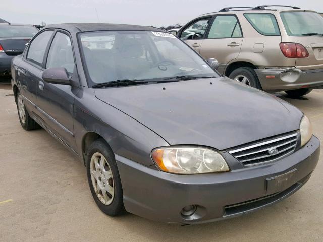 KNAFB121335265483 - 2003 KIA SPECTRA BA GRAY photo 1