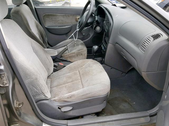 KNAFB121335265483 - 2003 KIA SPECTRA BA GRAY photo 5