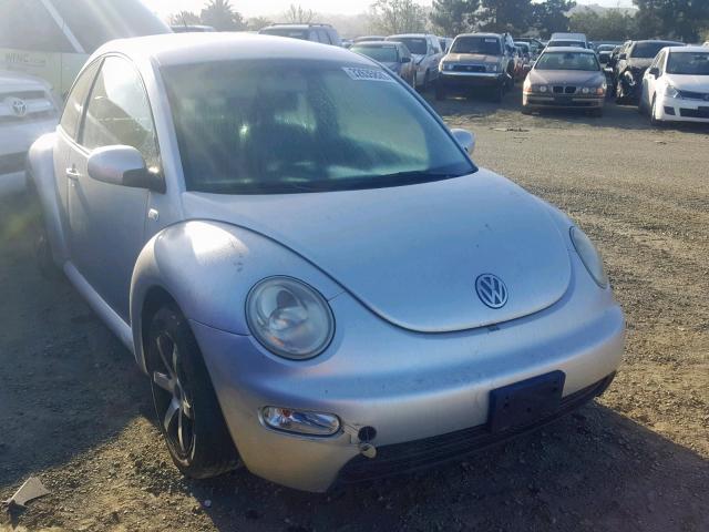 3VWBT21CX1M402169 - 2001 VOLKSWAGEN NEW BEETLE Gümüş foto 1