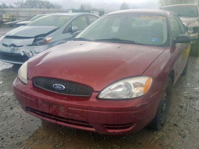 1FAFP55S94G196858 - 2004 FORD TAURUS SES MAROON photo 2