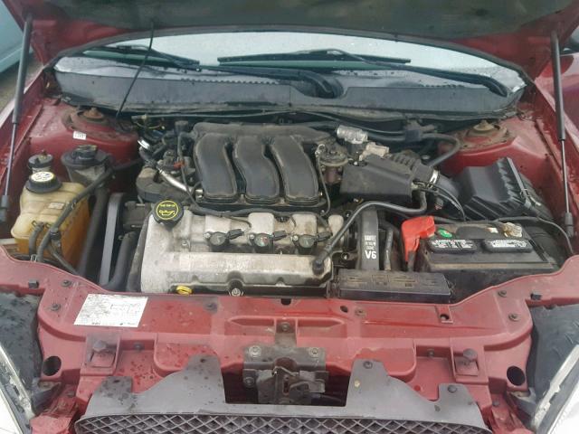 1FAFP55S94G196858 - 2004 FORD TAURUS SES MAROON photo 7