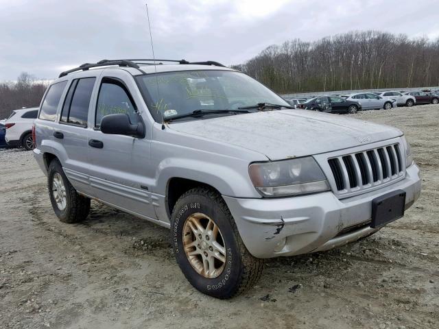 1J4GW48N14C162559 - 2004 JEEP GRAND CHER SILVER photo 1