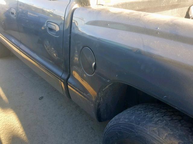 1D7HL38X23S168217 - 2003 DODGE DAKOTA QUA GRAY photo 9