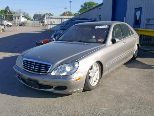 WDBNG70J63A331665 - 2003 MERCEDES-BENZ S 430 SILVER photo 2