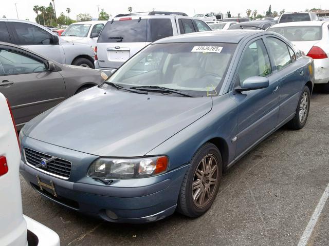 YV1RS64A242328077 - 2004 VOLVO S60 GREEN photo 2