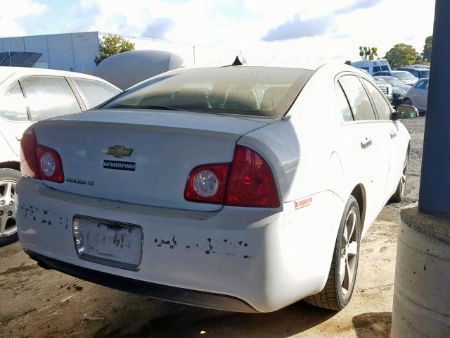 1G1ZC5E07CF192631 - 2012 CHEVROLET MALIBU 1LT WHITE photo 4