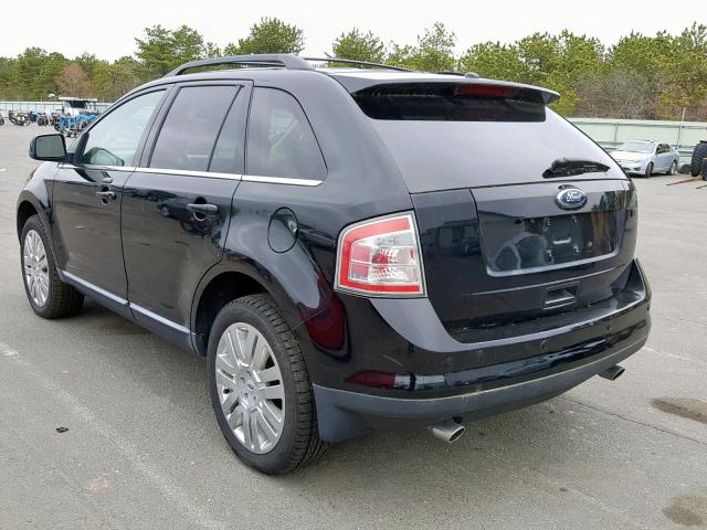 2FMDK49C98BA21273 - 2008 FORD EDGE LIMIT BLACK photo 3