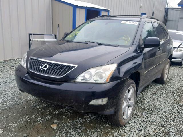 2T2HA31U94C027840 - 2004 LEXUS RX 330 BLACK photo 2