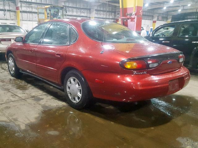 1FALP52U9VG295920 - 1997 FORD TAURUS GL RED photo 3